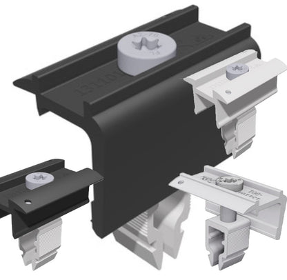 Schletter Endklemme | Mittelklemme | Rapid16 30–40 Modulklemme