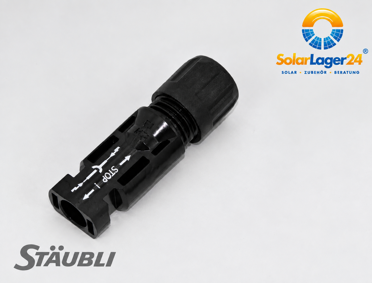 Stäubli Male cable coupler, Multi Contact MC4