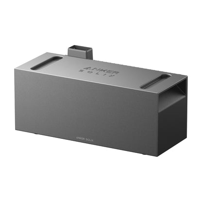 Anker SOLIX BP2700 Erweiterungsakku mit 2.688 Wh – Herstelleransicht mit Griffmulden und Stapelanschluss auf weißem Hintergrund.