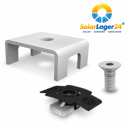 K2 BasicLock 22 Set – BasicRail Sicherung | SolarLager24