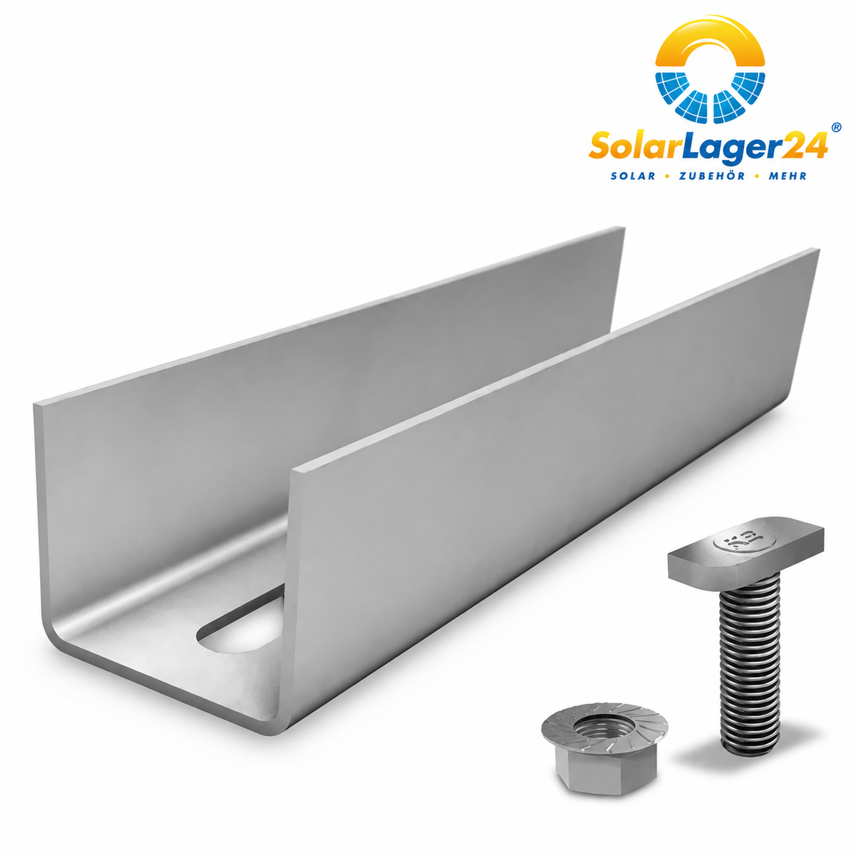 K2 SolidRail UL+L RailConnector Set | SolarLager24