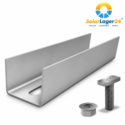 K2 SolidRail UL+L RailConnector Set | SolarLager24