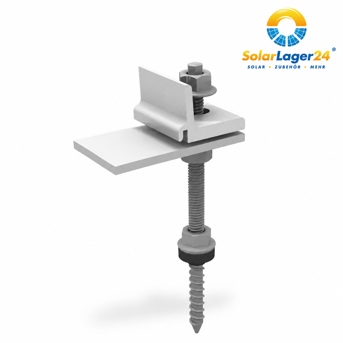 K2 SingleRail Stockschraube M12 × 250 mit Climber | SolarLager24
