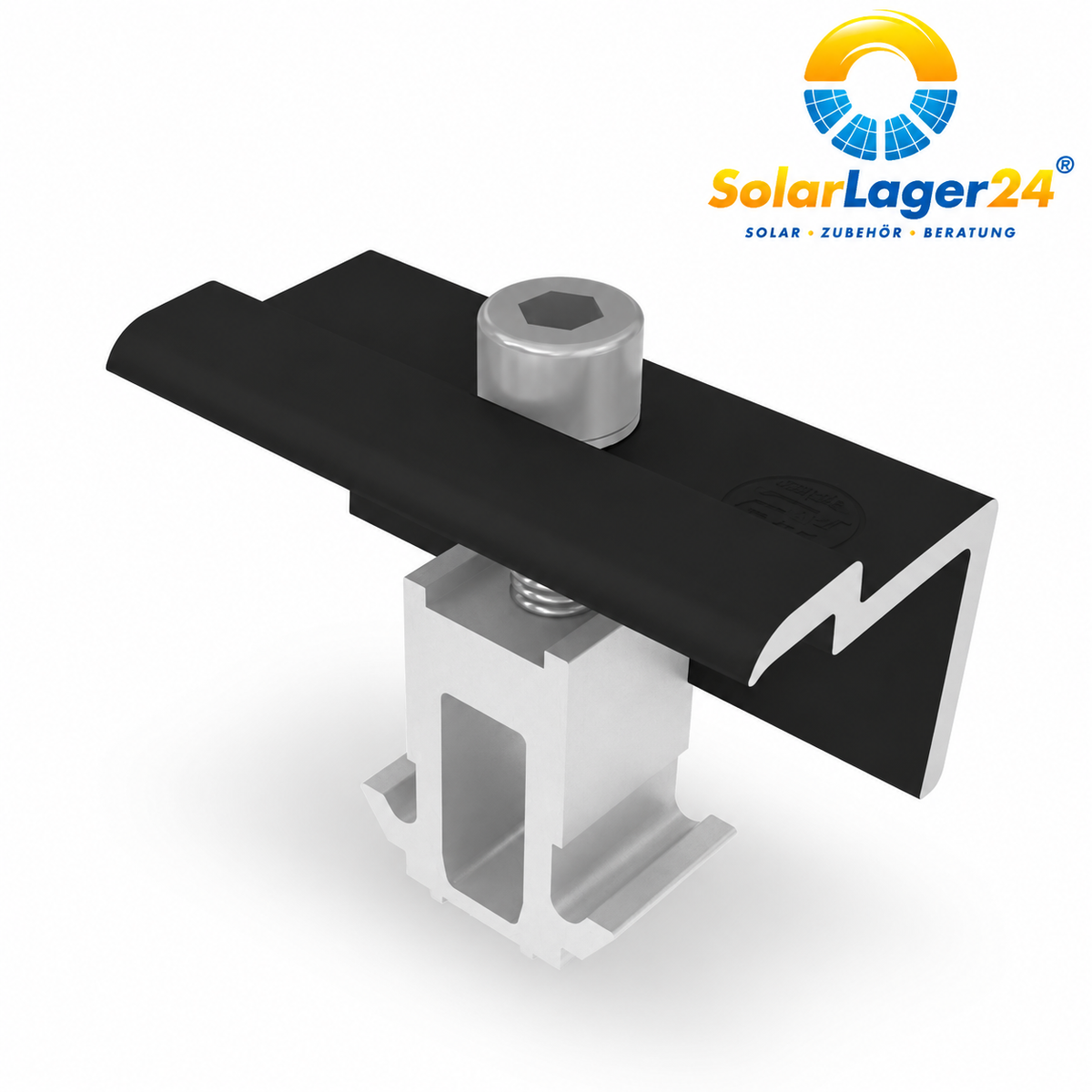 K2 DomeClamp EC Black 30–50 Endklemme | SolarLager24
