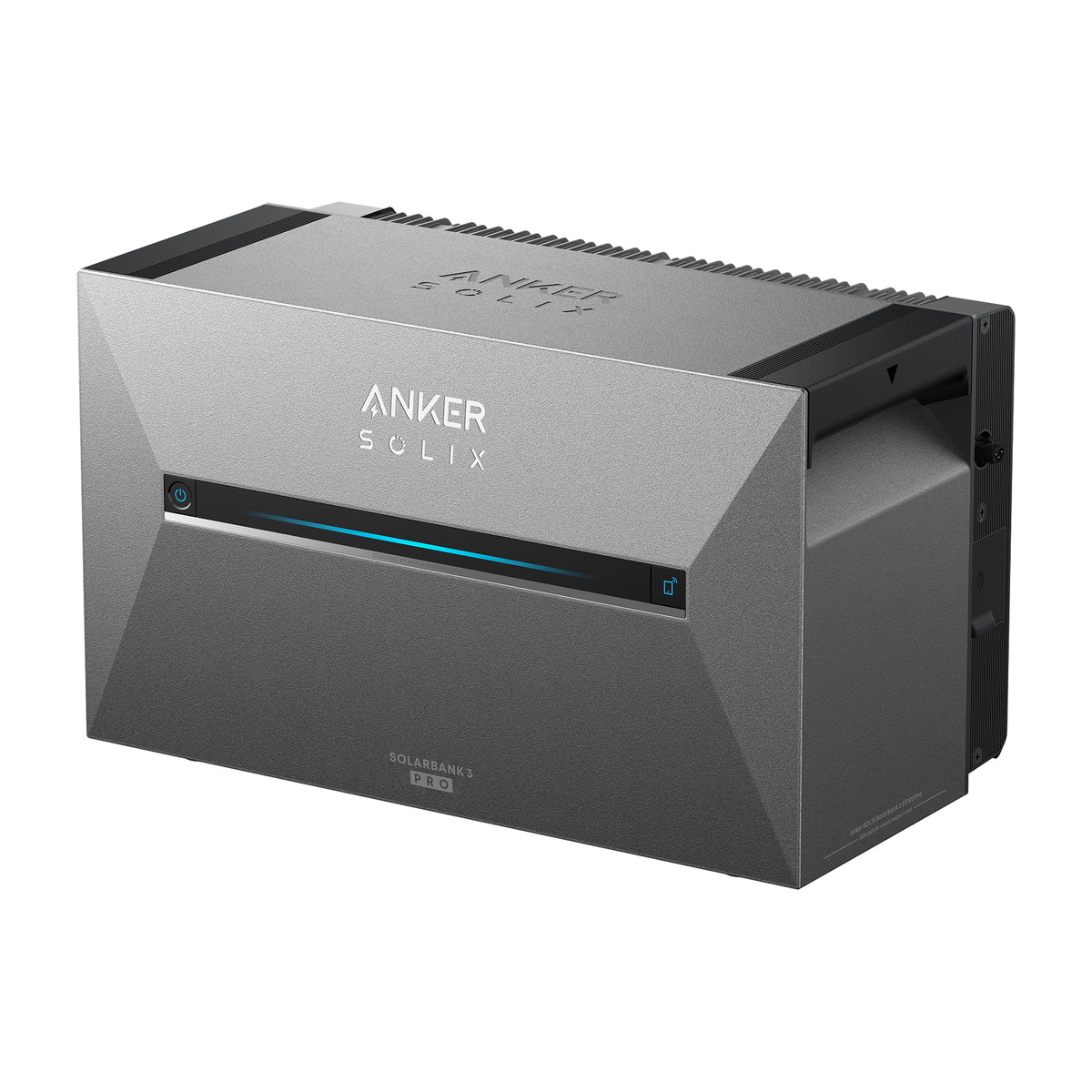 Anker SOLIX Solarbank 3 E2700 Pro mit 2.688 Wh Speicher – freigestellte Produktansicht auf weißem Hintergrund.