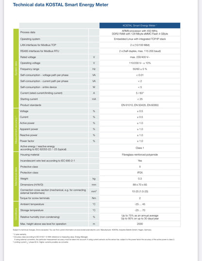KOSTAL Smart Energy Meter G2 ## für PLENTICORE plus und PIKO MP plus ##
