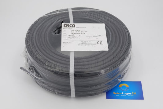 SOLARKABEL 100m, Farbe: schwarz, 4mm²